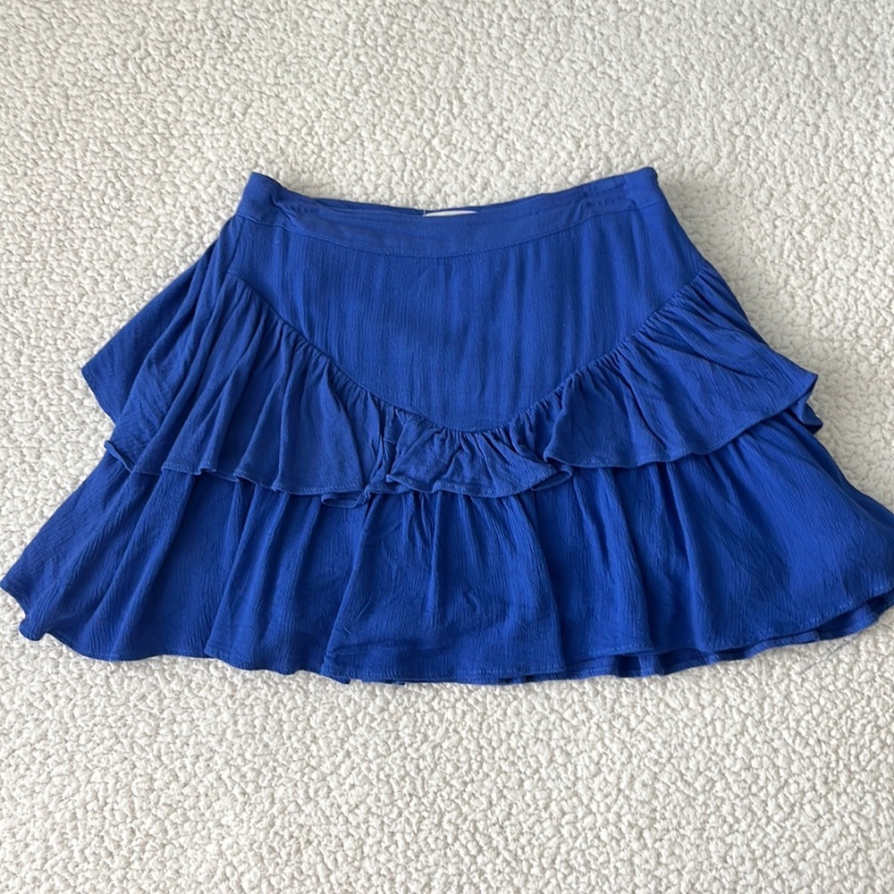royal blue superdown skirt (with liner but not see through)
